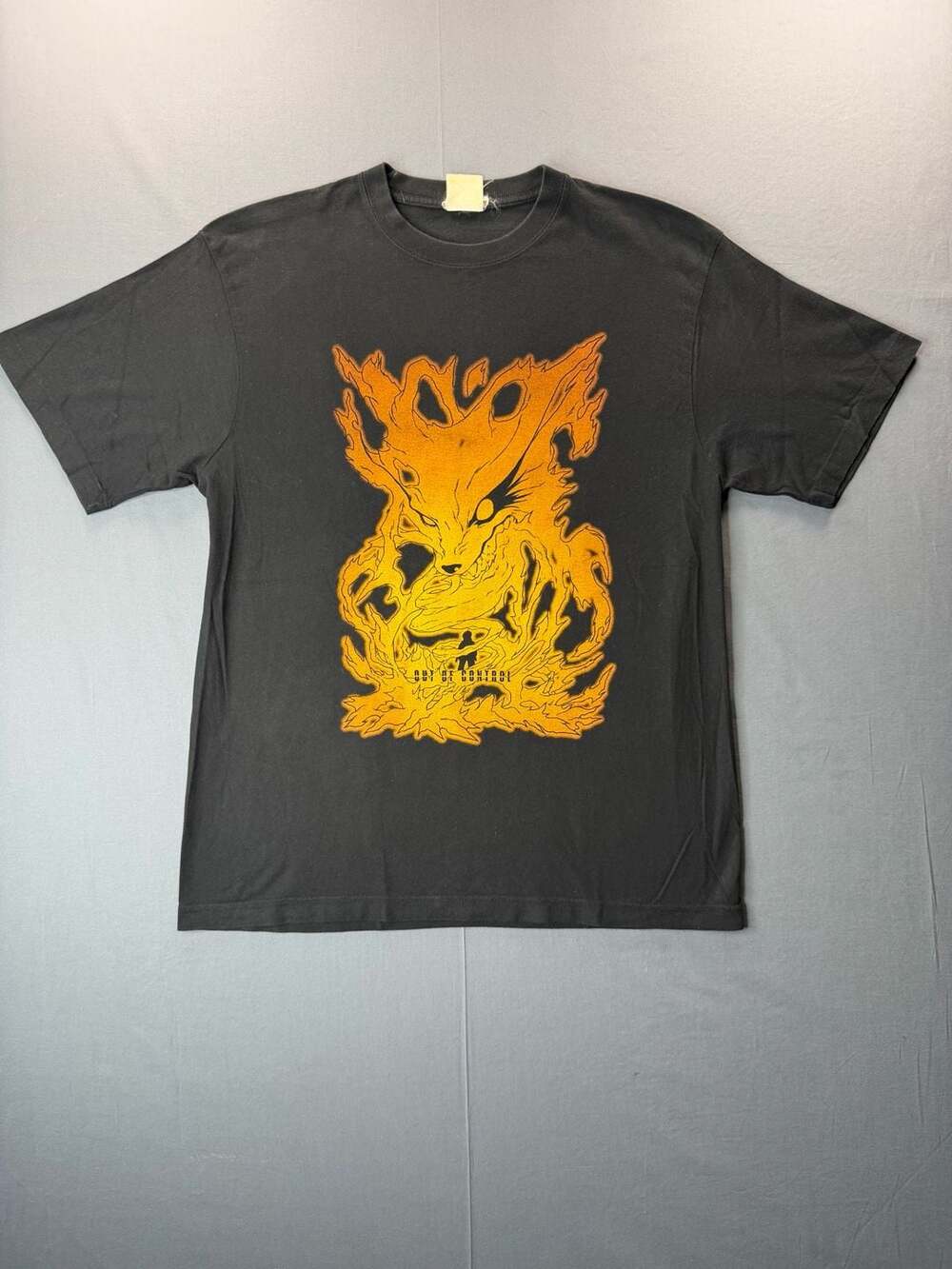 Rare Naruto Shippuden Kurama Nine-Tailed Fox Out of Control T-Shirt Large